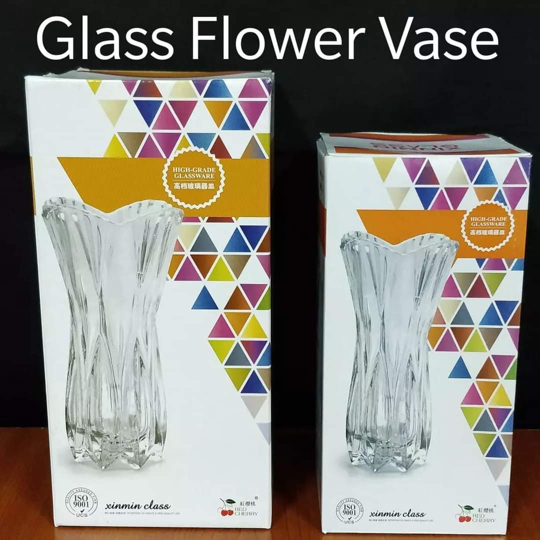 Clear Glass Flower vase