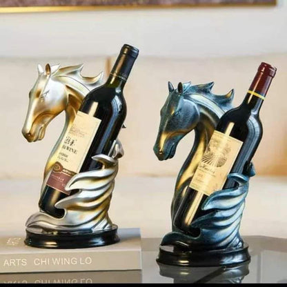 Horse Head Wine Rack