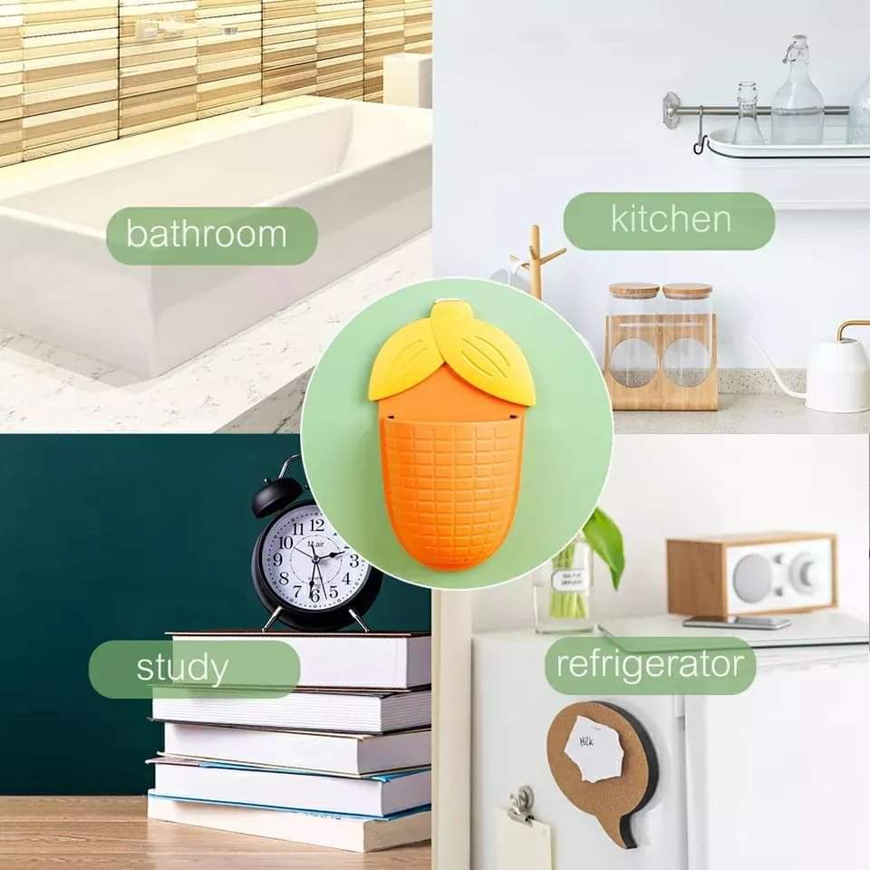 Multifunctional wall mounted kitchen/bathroom/toothbrush holder