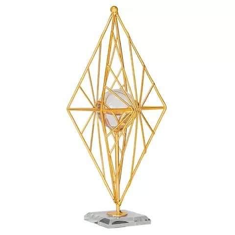 Luxury Geometric Crystal ball ornament