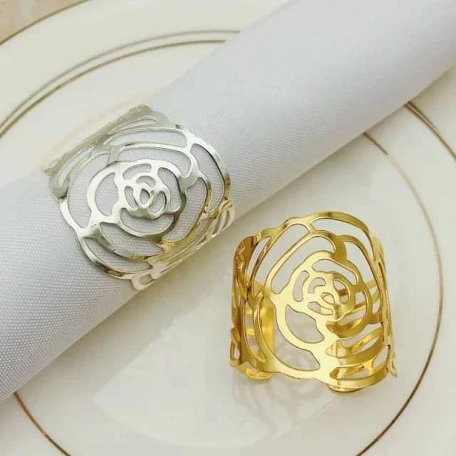 6pcs luxurious gold rings