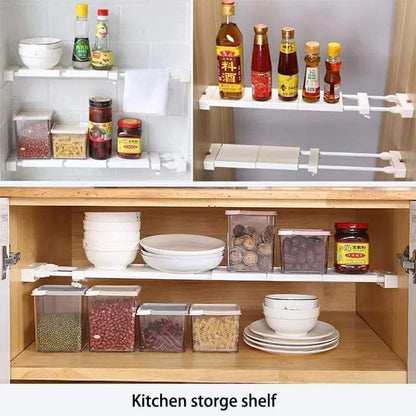 Adjustable shelf closet organizer