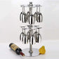 2 level rotating Wine rack