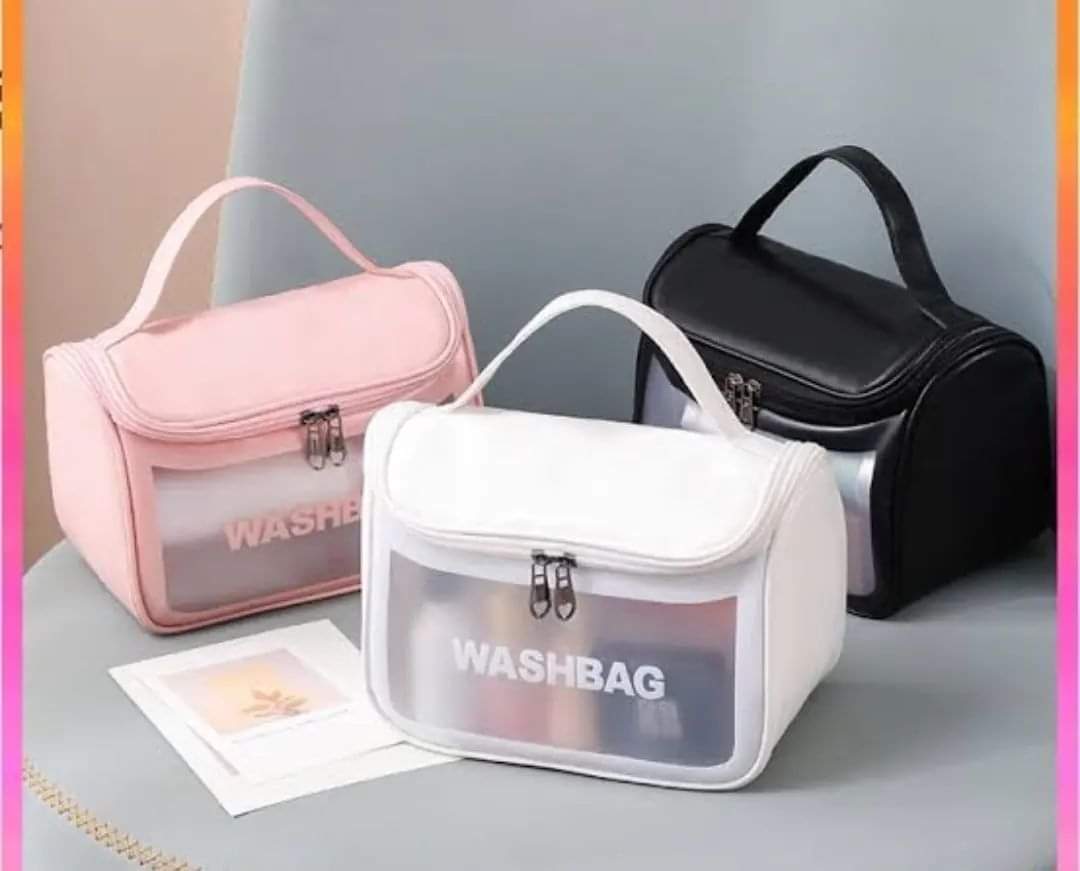 Transparent washbag/ cosmetic bag