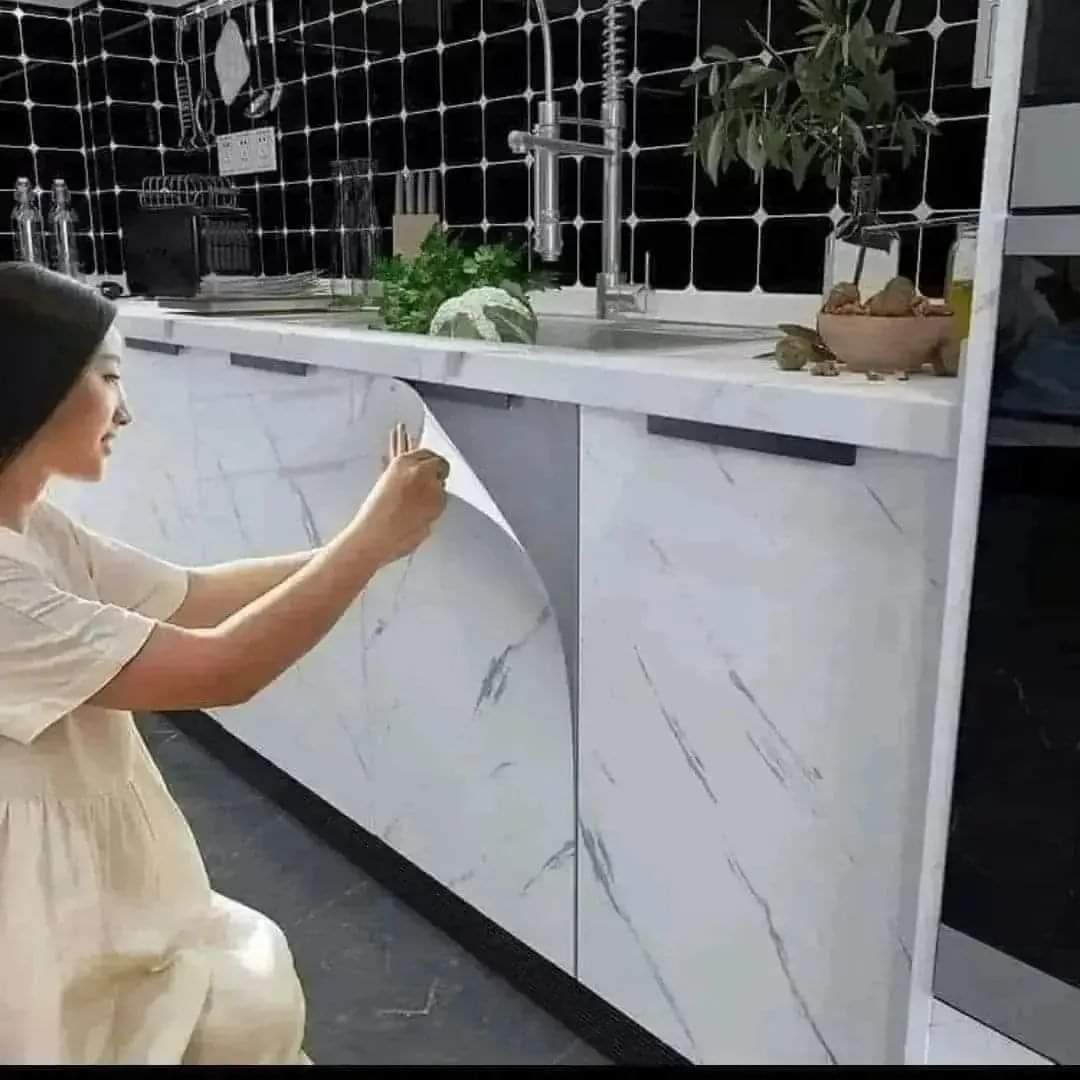 Self-Adhesive Marble Contact Paper