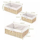 3pcs fabric storage basket