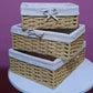3pcs fabric storage basket