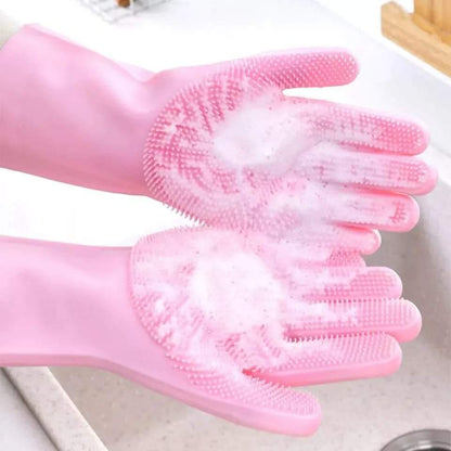 New design silicone cleaning gloves