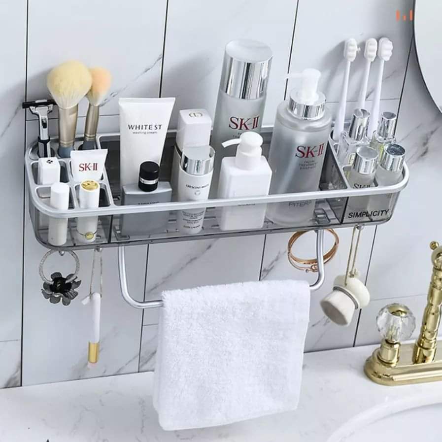 Multifunctional bathroom organizer