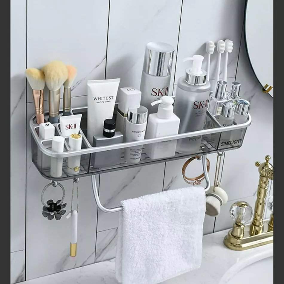 Multifunctional bathroom organizer