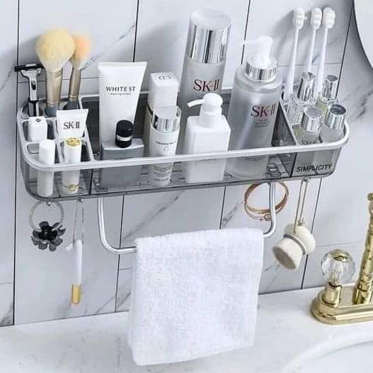 Multifunctional bathroom organizer