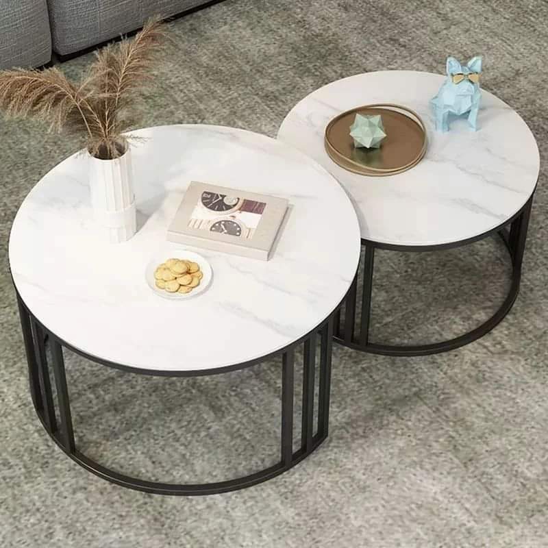 Pure Marble Nesting Table