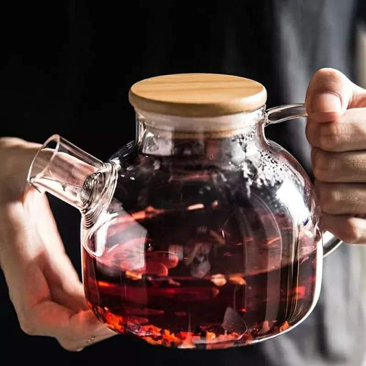 1.2L Ribbed  Tea Pot