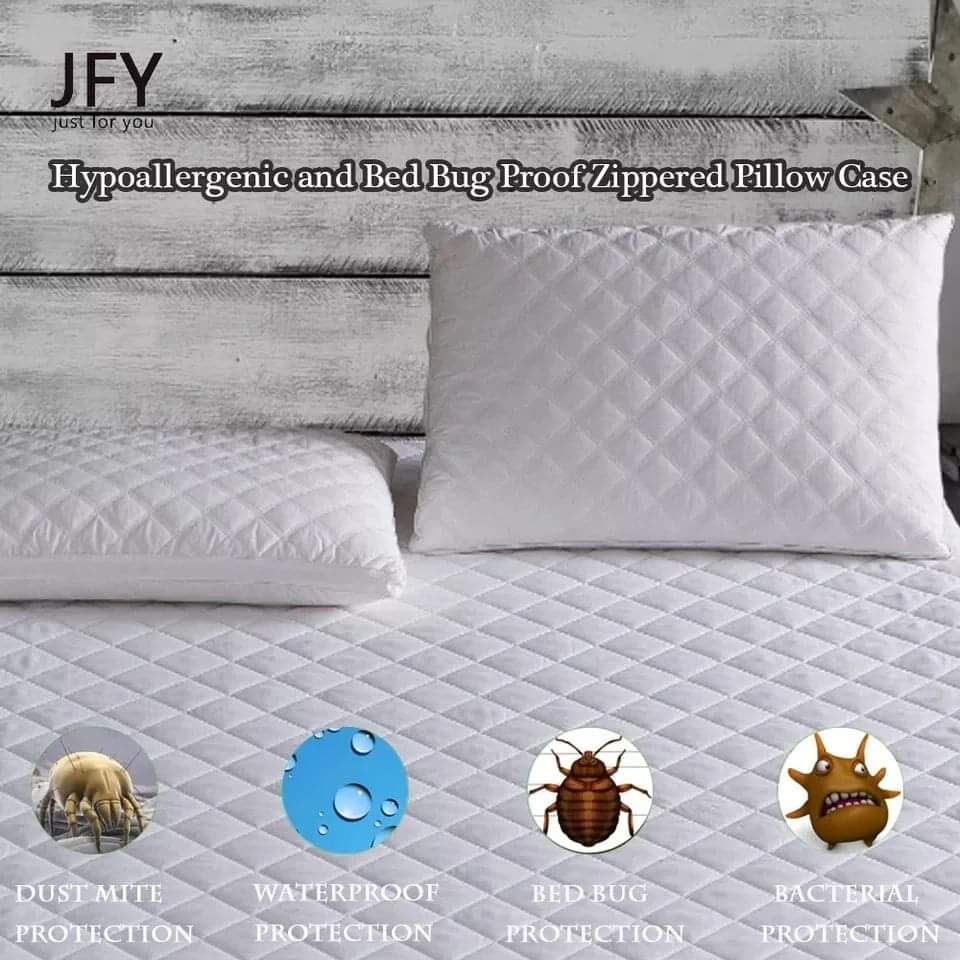 Washable Quilted waterproof pillow protector