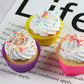 12pcs Reusable silicone cupcake moulds