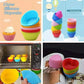12pcs Reusable silicone cupcake moulds