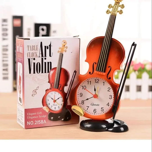 Creative violin alarm clock