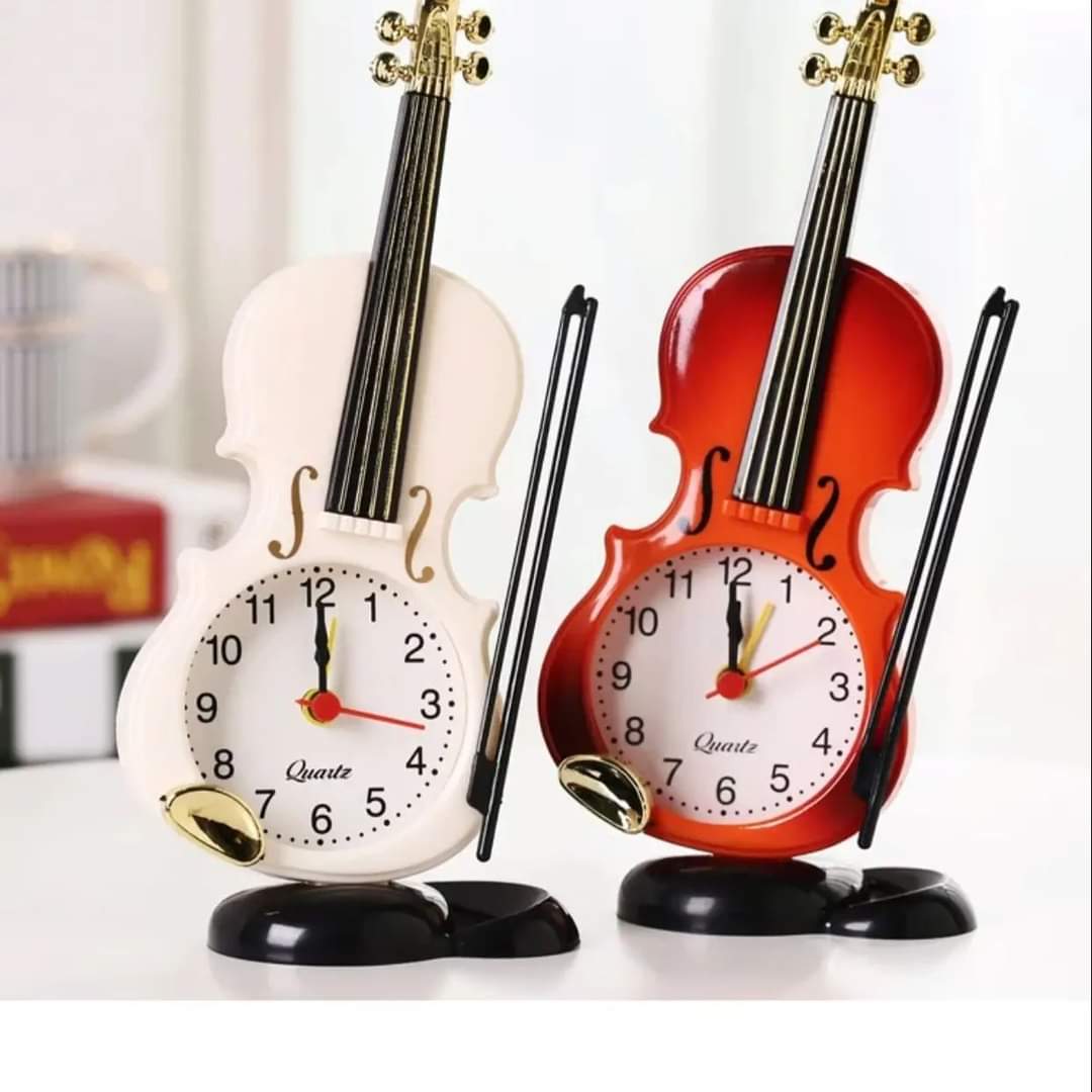 Creative violin alarm clock