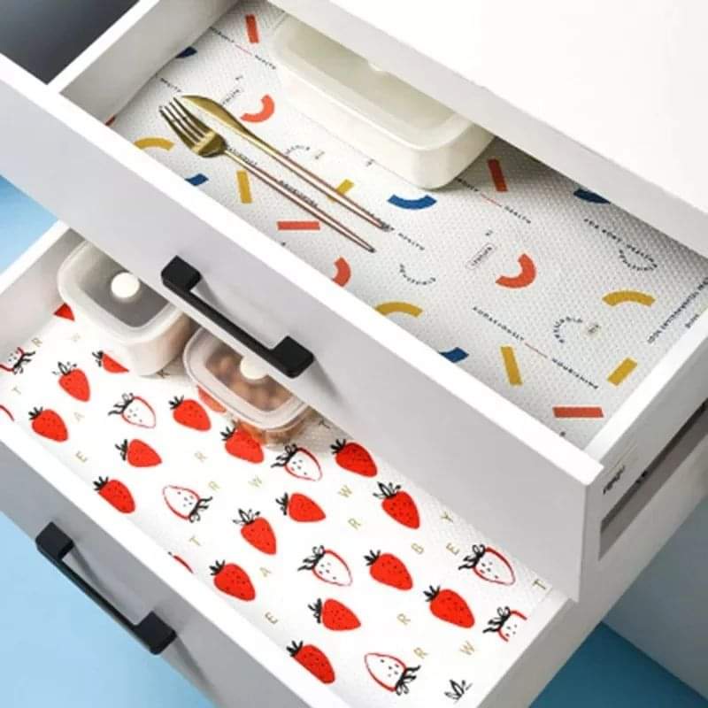Quality wipeable and oil proof cabinet/drawer mat