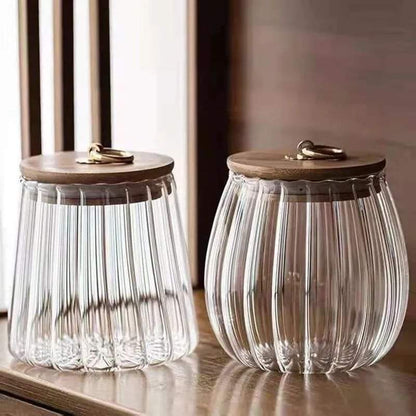 Transparent Glass  Jar