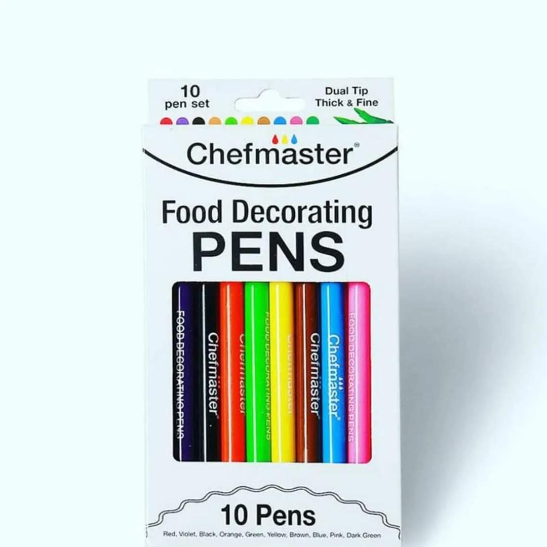 Food decorating pens