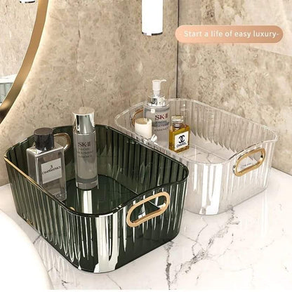 Multifunctional gold plated storage box