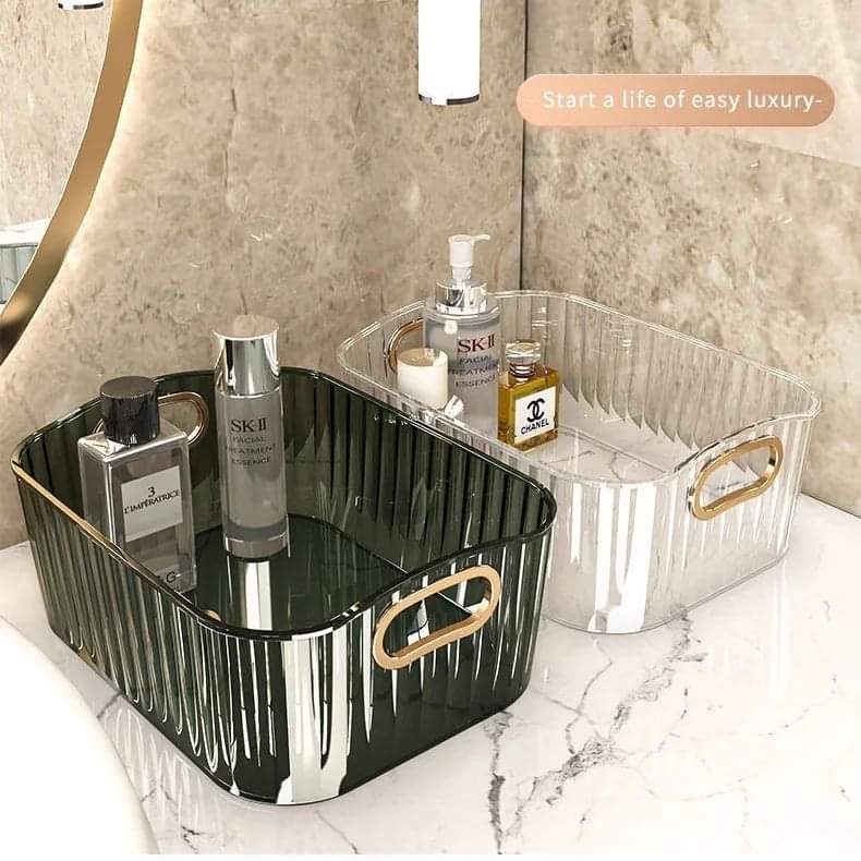 3pcs Multifunctional Gold Plated Storage Box