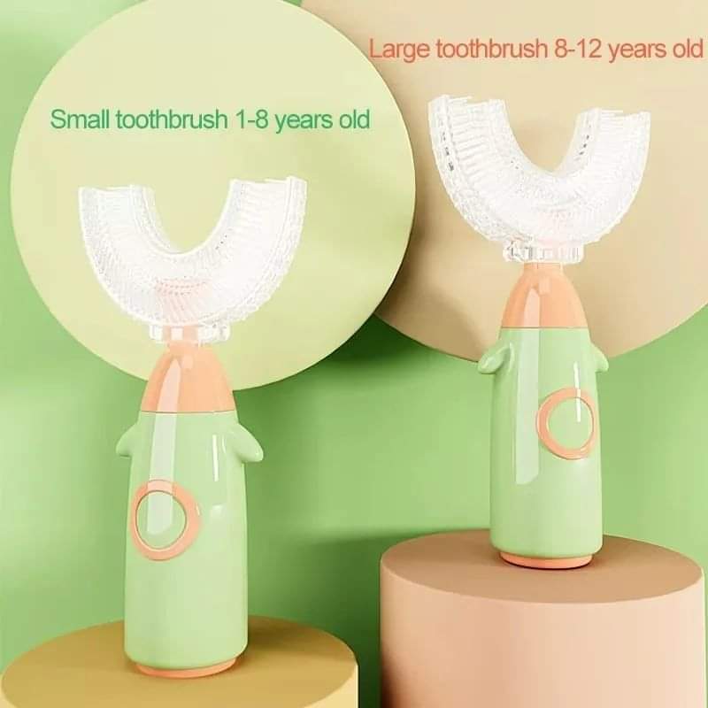 Children U-shaped Silicone Toothbrush