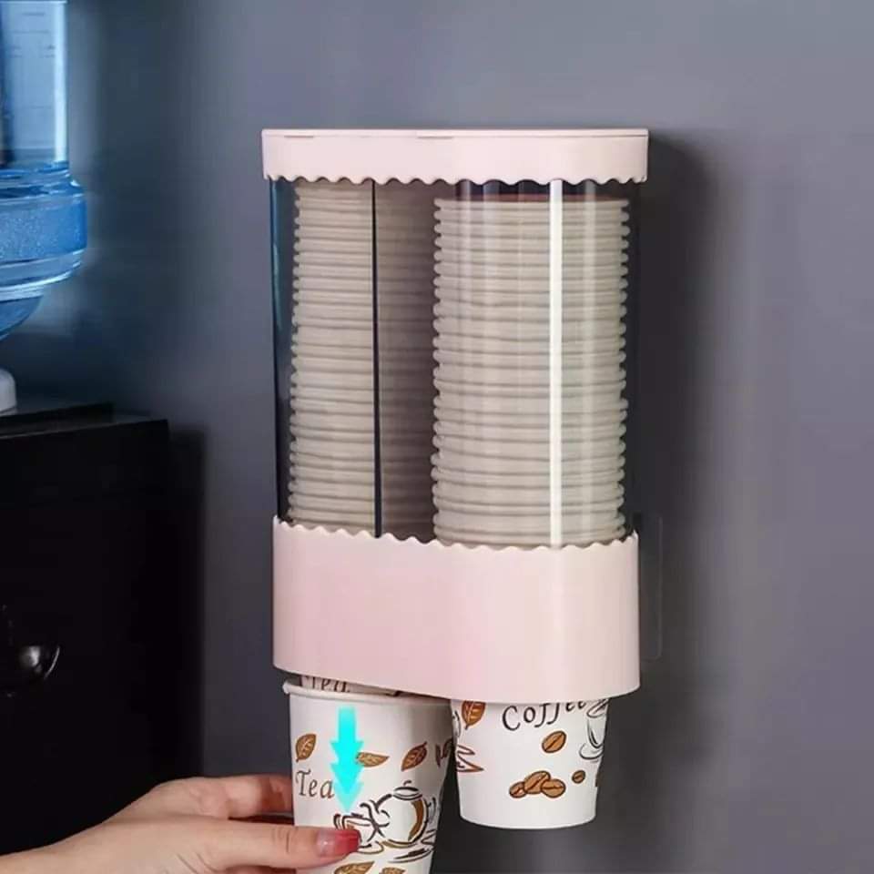 Twin disposable cups holder