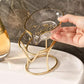 Light luxury leaf shaped soap holder