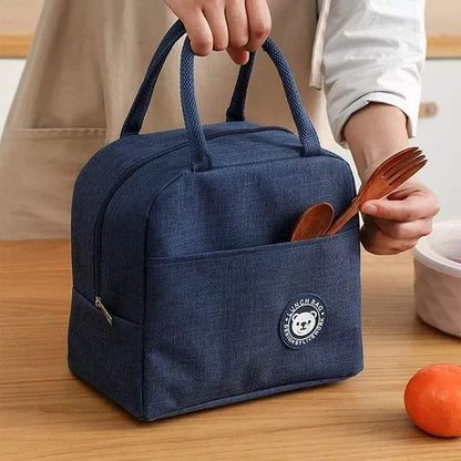 Portable insulated lunch bag