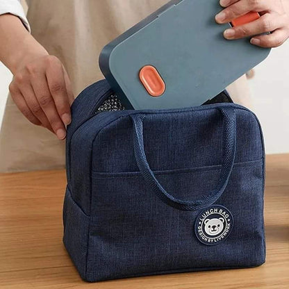 Portable insulated lunch bag