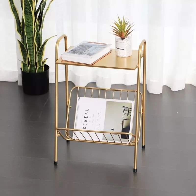 Metallic Gold End/Side Table