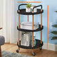 3-tier Nordic style luxury mobile Trolley