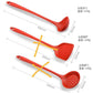 40cm Long Non stick Silicon ladle soup/yoghurt spoon