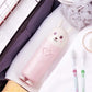 Cute rabbit themed kids toothbrush holder