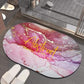 Super absorbent bathroom door mat