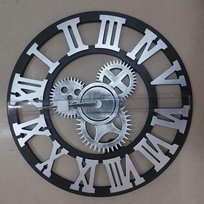 Creative Retro Gear Vintage Wall Clock