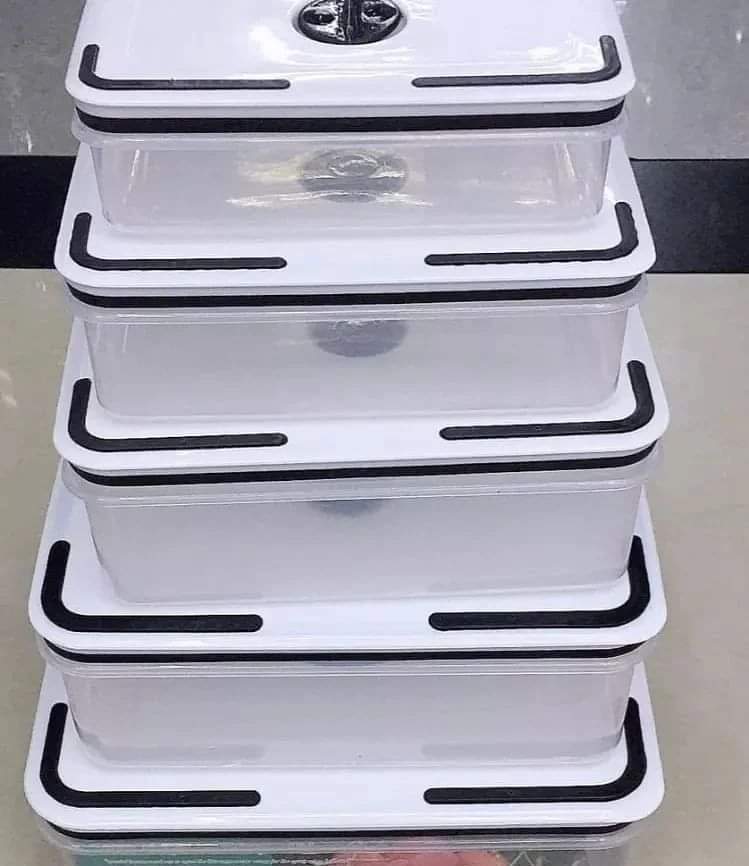 5in 1 Microwaveable Fridge  Containers