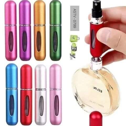 2pcs Mini portable perfume refiller bottle
