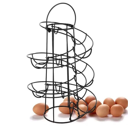 24 pcs Spiral egg dispenser rack