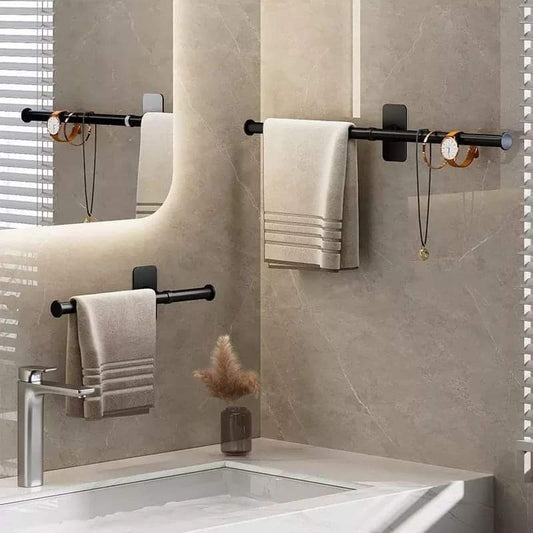 Bathroom towel hanger