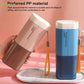 Portable toothbrush/toothpaste holder with a detachable cup
