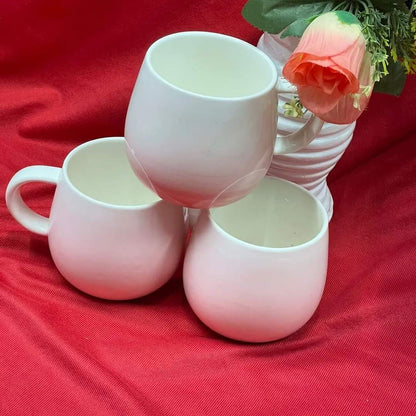 6Pot mugs with disappearing strawberry swirls