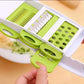 Multifunctional 5 in 1 mandolin slicer