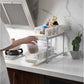 Multifunctional 2 tier kitchen/bathroom rack organizer