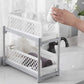 Multifunctional 2 tier kitchen/bathroom rack organizer