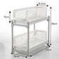 Multifunctional 2 tier kitchen/bathroom rack organizer