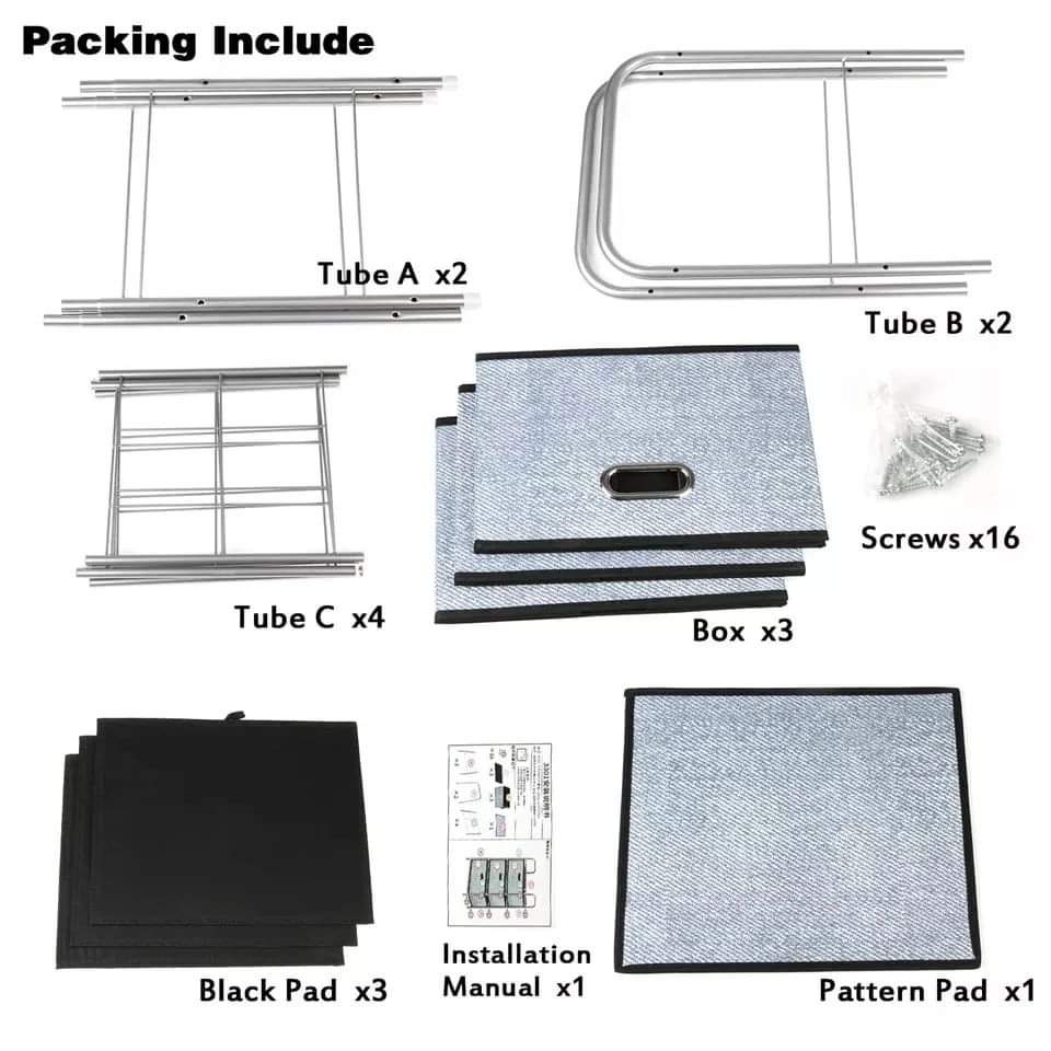 Multipurpose storage rack with drawers