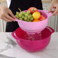 Colourful 10 pcs multipurpose mixing bowl set